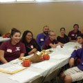 A large contingent of the Lemoore Leo's, a high school club, helped out with Thursday's event.